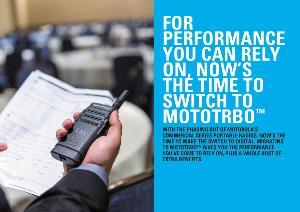 Make the switch to MOTOTRBO...